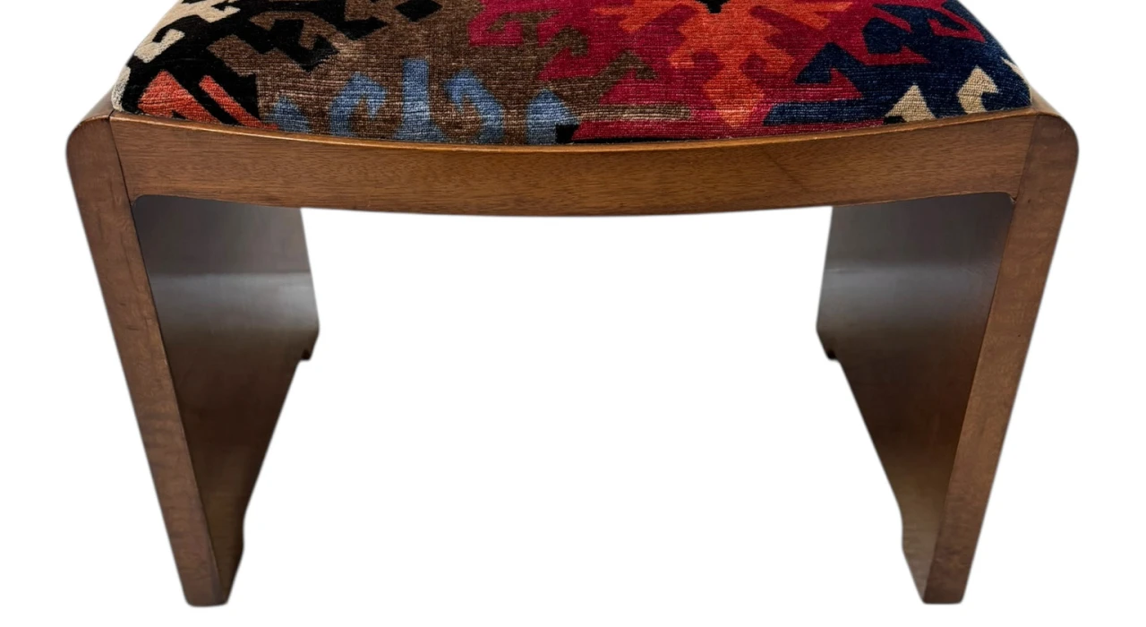 Art Deco Stool by De Coene Frères Kortrijk, 1930s